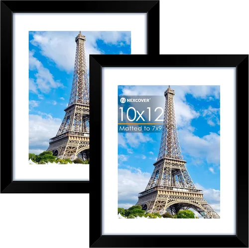 Miniatura 43 de NEXCOVER Portarretratos de 8.5 x 11 pulgadas, color negro, 10 unidades, marcos de fotos de 8.5 x 11 pulgadas con plexiglás HD inastillable, marcos