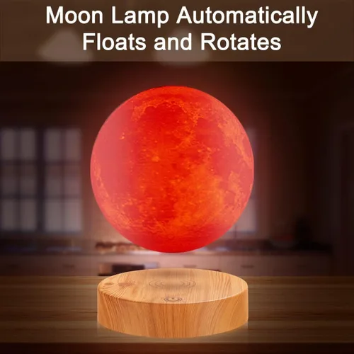 Miniatura 4 de Lámpara de luna levitante, 16 colores y 20 modos, lámpara de luna flotante magnética, luz nocturna, regalos únicos de Navidad para padres, madres
