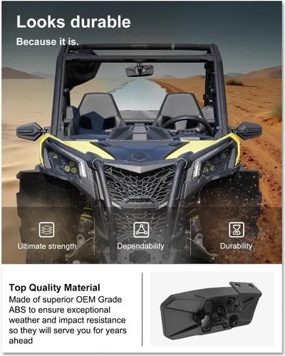 Miniatura 5 de KIWI MASTER Espejo retrovisor central para Can-Am Commander 2021-2026, accesorios Can-Am Maverick Sport/Trail 2018-2026, repuesto OEM 715004924
