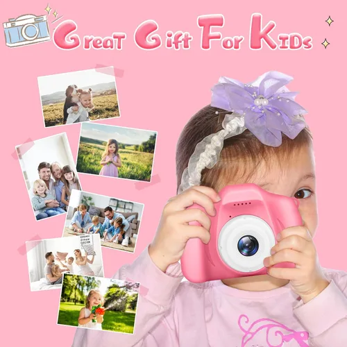 Miniatura 6 de Cámara para Niños y Niñas, Cámara Digital GPOSY para Niños, Cámara para Niños Pequeños Regalos de Juguete de Navidad y Cumpleaños para Niños de 3 4