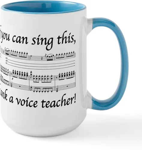 Miniatura 17 de CafePress Taza de café de cerámica para profesor/matemáticas inglesas, taza de té de 15 onzas