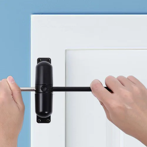 Miniatura 3 de Cierrapuertas automático, cierrapuertas de resorte de seguridad, fácil de instalar para convertir puertas con bisagras en cierre automático