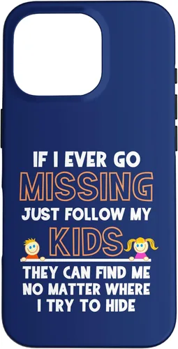 Miniatura 20 de If I Ever Go Missing Follow My Kids Funny Parenting Case for iPhone 17