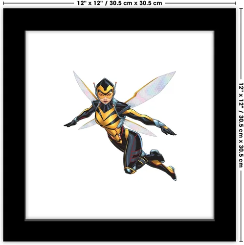 Miniatura 7 de Trends International Gallery Pops Marvel Comics Avengers - Póster de pared de avispa, 12 x 12 pulgadas, versión enmarcada en negro