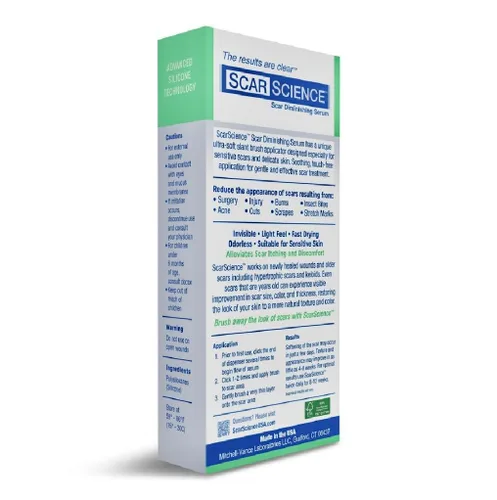 Miniatura 9 de Suero de gel para cicatrices de silicona 100% – Aplicador de cepillo ultrasuave para procedimientos cosméticos y exfoliaciones faciales, cuidado