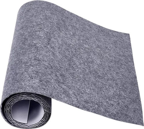 Miniatura 18 de BENECREAT Forro de estante de fieltro autoadhesivo de 15.7" x 78.7" para confección de disfraces DIY y joyero, tela despegar y pegar, 1mm de grosor