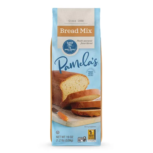 Miniatura 8 de Pamela's Products Sin gluten, mezcla de pan, 19 onzas (paquete de 6)