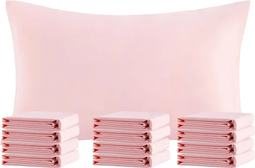 Miniatura 42 de NTBAY Paquete de 12 fundas de almohada Queen 100% microfibra cepillada, súper suaves y acogedoras, resistentes a las arrugas, la decoloración