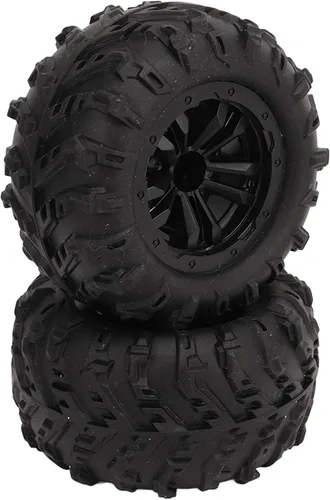 Miniatura 6 de Airshi Neumáticos de coche RC, texturizados 3.346 in de diámetro, antideslizantes para coche SCY 16101 16102 RC