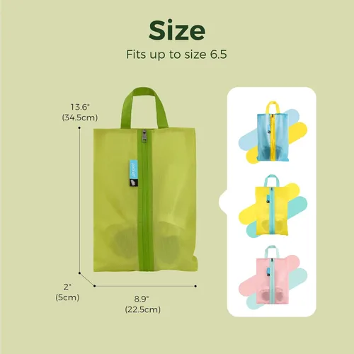 Miniatura 7 de pack all Bolsa de zapatos para niños para viajes, bolsa de zapatos resistente al agua para gimnasio, bolsa de tacos de fútbol resistente al olor