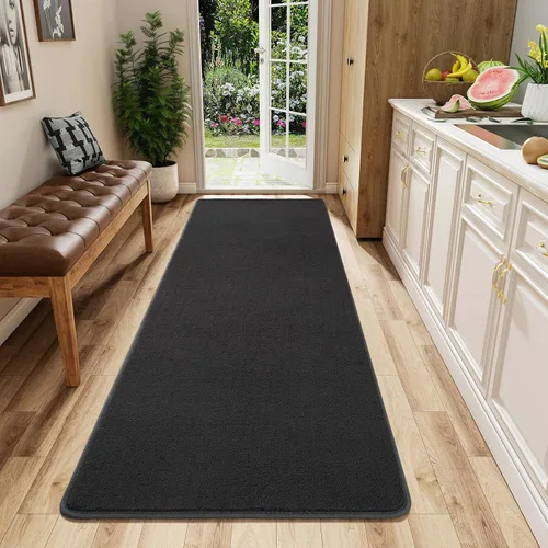 Miniatura 40 de Alfombra de pasillo lavable AROGAN de 2x8 para pasillo, alfombras largas con suave espuma viscoelástica para dormitorio, alfombras antideslizantes
