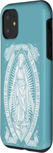 Miniatura 2 de Funda para iPhone 11 Blessed Virgin Mary Vintage Catolic María