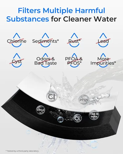 Miniatura 4 de Waterdrop DA97-17376B Reemplazo para Samsung® HAF-QIN/EXP, DA97-08006C, RF28R7351SG, RF23M8570SR, Filtro de agua para refrigerador certificado NSF