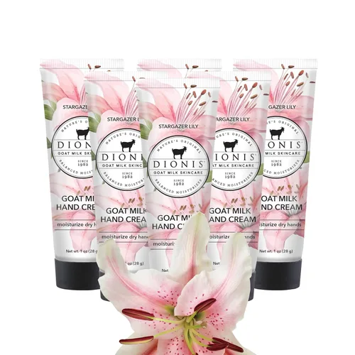 Miniatura 10 de Dionis Crema de manos de leche de cabra cremosa de coco y avena, 1 oz (paquete de 6)