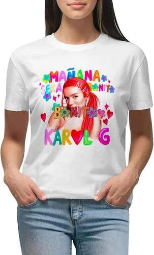 Miniatura 3 de T-Shirts Women Casual Tee Funny Graphic T Shirt Crewneck Tshirt Summer Top