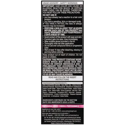 Miniatura 11 de Crema colorante para el cabello Schwarzkopf Color Ultime, 5.28 Rojo Cacao (el empaque puede variar)