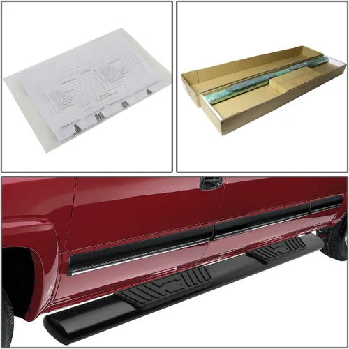 Miniatura 4 de Auto Dynasty Estribos Ovalados Compatibles con Ford F150 F250 F350 2015-2022 Extended Cab, Rieles Laterales de Paso de Acero Inoxidable Barras Nerf