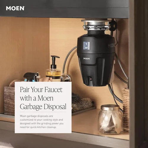 Miniatura 6 de Moen Align Grifo de cocina Motionsense Wave con un solo sensor sin contacto, de un mango de arco alto moderno con acoplamiento de reflejo