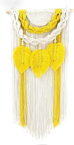 Miniatura 8 de HVEST Decoración de pared de macramé bohemio para colgar en la pared, múltiples imágenes, decoración de pared para dormitorio universitario