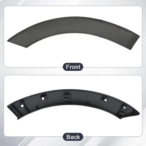 Miniatura 7 de Moldura Trim para guardabarros de puerta delantera derecha, panel de arco de rueda, lado del pasajero, compatible con Ford Transit-150 Transit-250