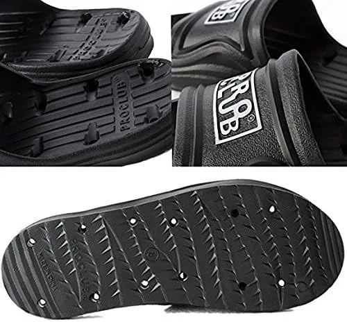 Miniatura 4 de Pro Club Men's Shower Slipper Sandal - Non-Slip, Waterproof, Quick Drying, Comfortable, Durable