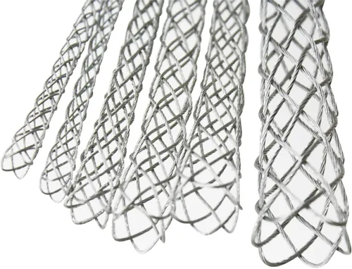 Miniatura 6 de Calcetín de agarre de cable con tuerca de 0.197 in flexible de malla de ojo, kit de calcetines de cable de acero galvanizado antideslizante, cable