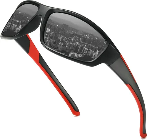 Miniatura 6 de COTIA Gafas de sol polarizadas de lectura completa envolventes para hombres para lectura al aire libre, lectura de trabajo, juego de lectura, lentes