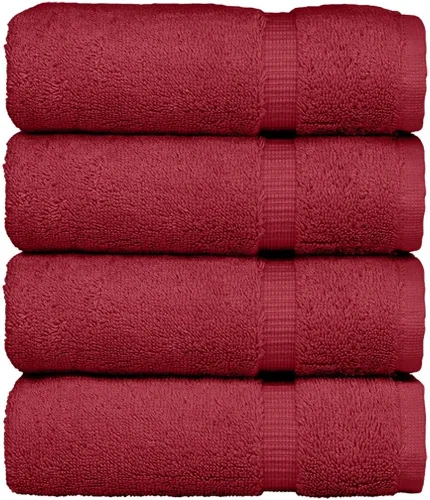 Miniatura 22 de Colección de calidad de hotel y spa, altamente absorbente y de secado rápido, 100% algodón turco, 750+ GSM, toallas ecológicas, toallas con borde