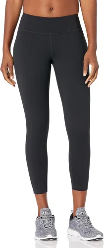 Marca Tienda - Core 10 - Pantalón de yoga para mujer "Build Your Own" - Leggings de cintura media 78, XL, negro