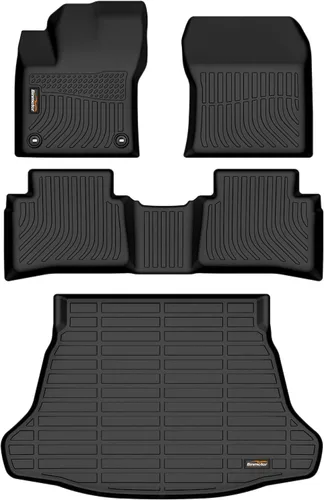 Miniatura 25 de Alfombrillas de TPE para Toyota Highlander 2014-2019 7 y 8 asientos, protección para todo tipo de clima, forros de piso de automóvil resistentes