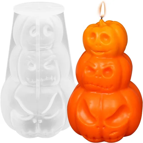 Miniatura 8 de Molde de vela fantasma, molde de silicona de fundición de resina de Dios de la Muerte para bricolaje, velas de aromaterapia, cera de yeso