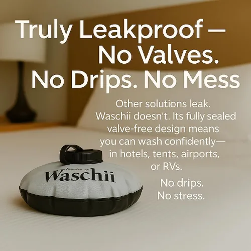Miniatura 6 de Waschii Pocket-Sized Travel Clothes Washer for Camping, Hostels & Vanlife – Compact, Leakproof, Eco-Friendly – No Power or Sink Needed
