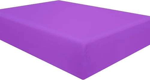 Miniatura 20 de NTBAY - Sábana bajera tamaño California King únicamente - Sábana ajustable de microfibra cepillada con bolsillo profundo a rayas - Sábana de cama