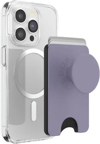Miniatura 10 de Cartera para teléfono PopSockets con soporte expandible, tarjetero para teléfono - Rosa suave Rosa rubor