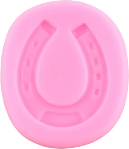 Miniatura 4 de Mujiang Molde de silicona para pezuñas de herradura, moldes de fondant para botas de vaquero, molde redondo para dulces para decoración de pasteles