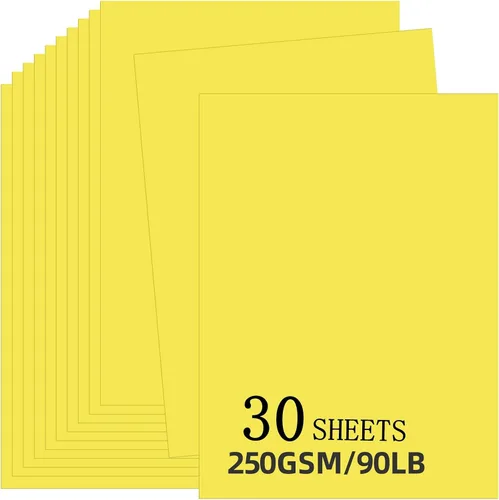 Miniatura 8 de 30 hojas de cartulina negra de 8.5 x 11 pulgadas, 250 gsm/90 libras, papel de cartulina grueso y suave, perfecto para invitaciones, menús, tarjetas