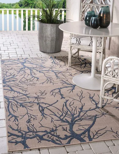 Miniatura 14 de Unique Loom - Alfombra de centro Gris claro/ gris