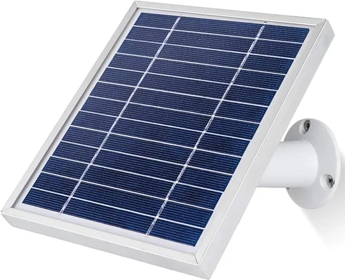 iTODOS Panel solar compatible con Arlo Pro y Arlo Pro 2, cable de carga de alimentación para exteriores de 11.8 pies y montaje ajustable, no para