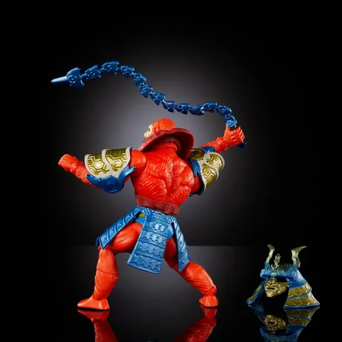 Miniatura 6 de Masters of the Universe Origins Turtles of Grayskull Beast Man Figura de acción de juguete, 16 articulaciones, TMNT y Motu Crossover con accesorios
