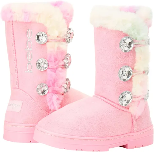 Miniatura 3 de bebe Girl's Fur Lined Winter Boot with Rhinestone Details (ToddlerLittle GirlBig Girl)