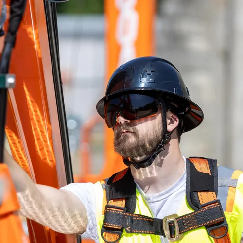 Miniatura 5 de Malta Dynamics APEX - Gafas de seguridad ANSI Z87 resistentes a la niebla para construcción, gafas protectoras antiarañazos Teñido