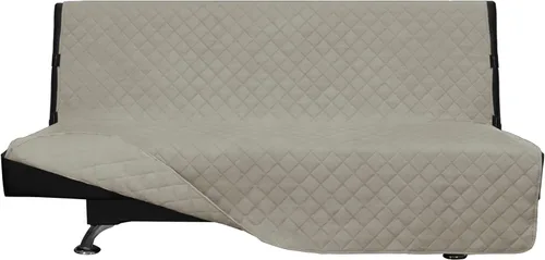 Miniatura 112 de Easy-Going - Funda para sofá, futón y sillón sin reposabrazos, reversible, resistente al agua, para mascotas y niños (azul oscuro/azul claro)