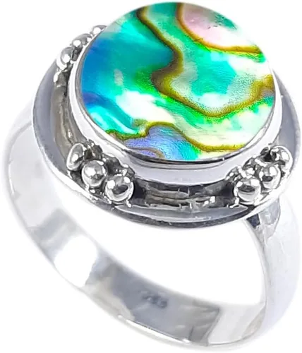 Miniatura 6 de Anillo de plata esterlina 925 para las mujeres joyas de piedras preciosas anillo joyería de moda para su venta Helloween (R-1369)
