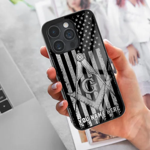 Miniatura 8 de Fundas de teléfono personalizadas con nombre de hermano, regalos masónicos para hombres para iPhone 11 12 13 14 15 16 Pro Max Plus Mini X Xs Xr