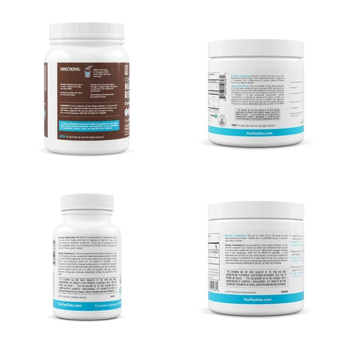 Miniatura 8 de Yes You Can! Kit Detox Plus (galletas y crema de reemplazo de carne, hibisco de aloe vera) - Polvo completo de reemplazo de comidas, refuerzo
