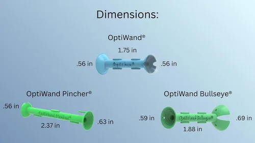 Miniatura 6 de OptiWand Pincher - Paquete de 2 herramientas portátiles de extracción e inserción de lentes de contacto suaves de goma de silicona, aplicador