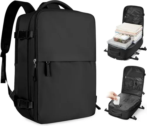 Miniatura 41 de coofay Mochila de viaje, para laptop, unisex, aprobada para aviones, bolsa de mano, equipaje, para artículos personales, para debajo del asiento