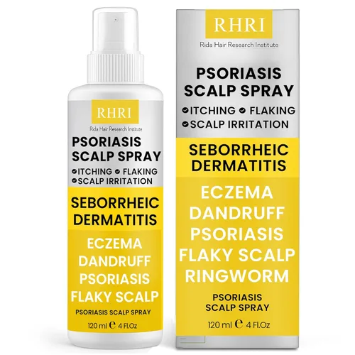 Psoriasis Scalp Spray | Tratamiento de psoriasis y caspa para infecciones por levaduras del cuero cabelludo, brotes de psoriasis y foliculitis |