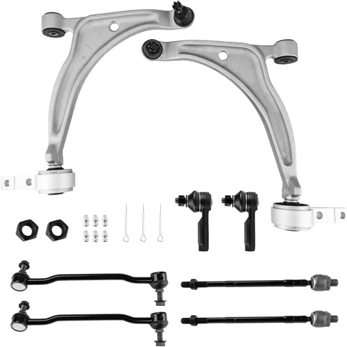 Miniatura 56 de PHILTOP Kit de suspensión delantera de 10 piezas, brazos de control inferiores con juntas de bola, eslabones de extremo de barra estabilizadora