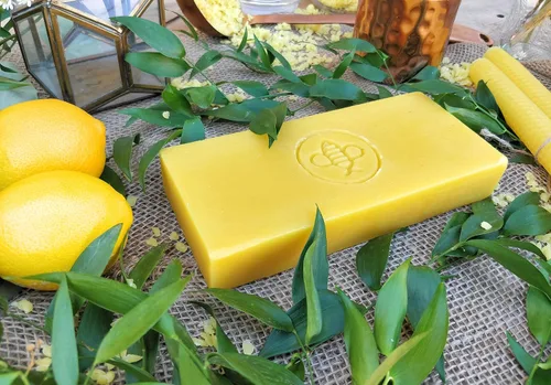 Miniatura 3 de Basic Honey Ladrillo de cera de abejas, 100% natural de abejas americanas, grado cosmético (1 libra)